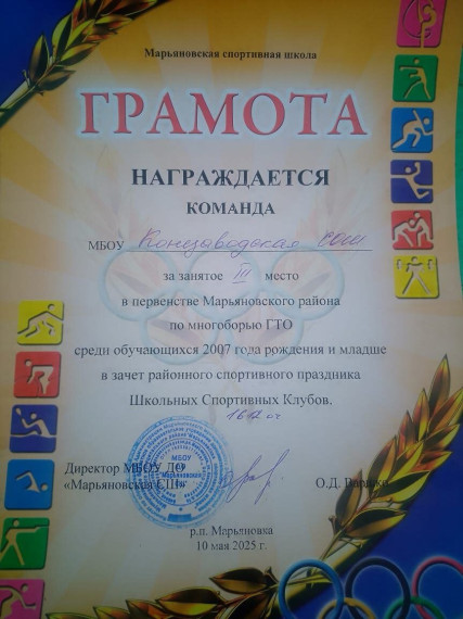 Первенство Марьяновского района по многоборью ГТО.